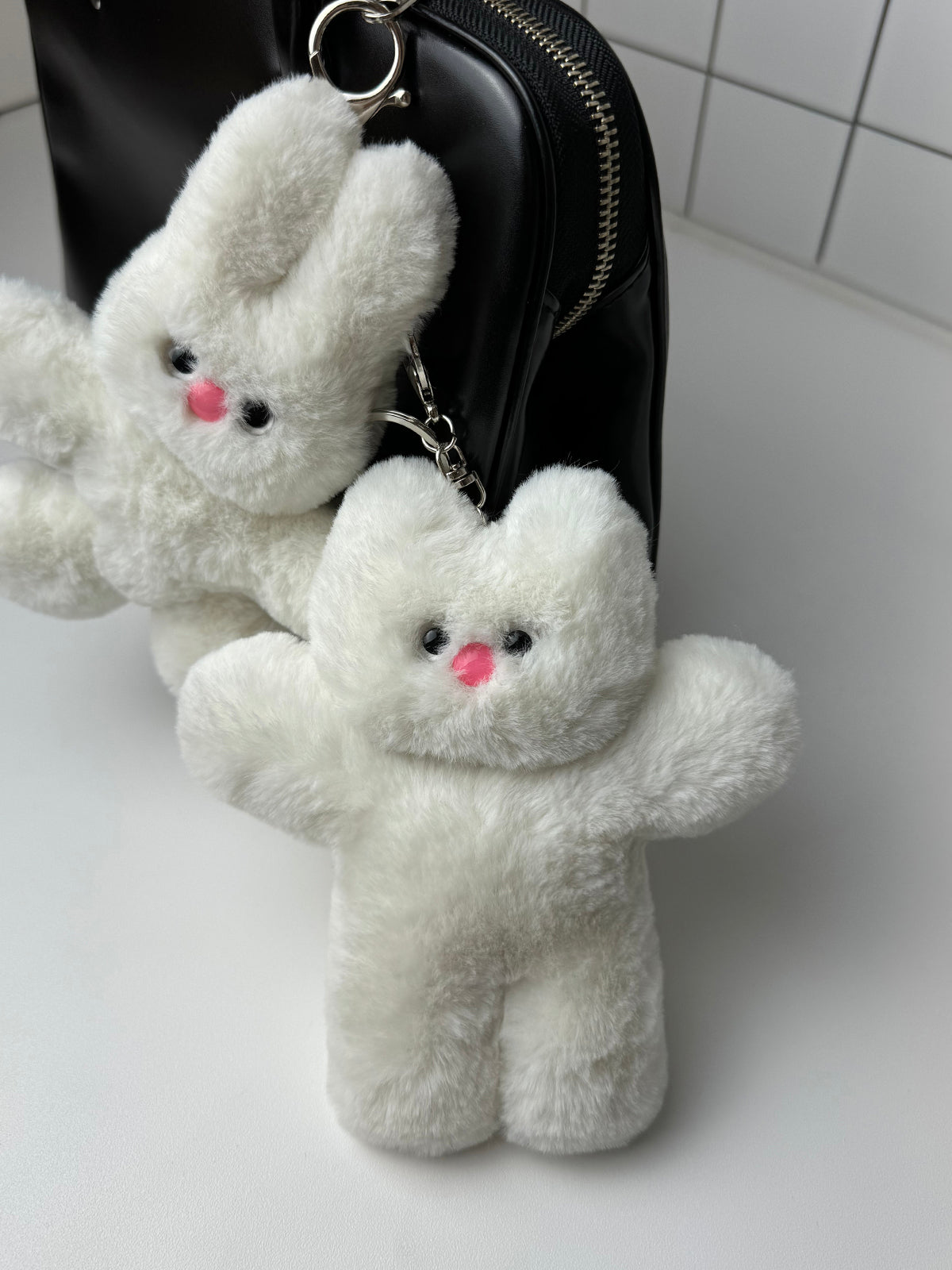 Lelbobrown Little Cat Key ring SHIRO 貓咪娃娃